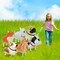 6-Piece Walking Animal Balloon Set - Life-Size Dog and Cat Mylar Foil Balloons - Realistic Walking Pet Decorations for Puppy Birthdays, Kitten Theme Parties, and Animal Lovers' Events